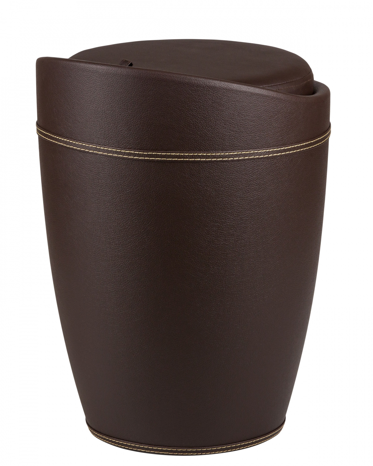 Табурет с местом для хранения LM-1100HPVC, коричневый