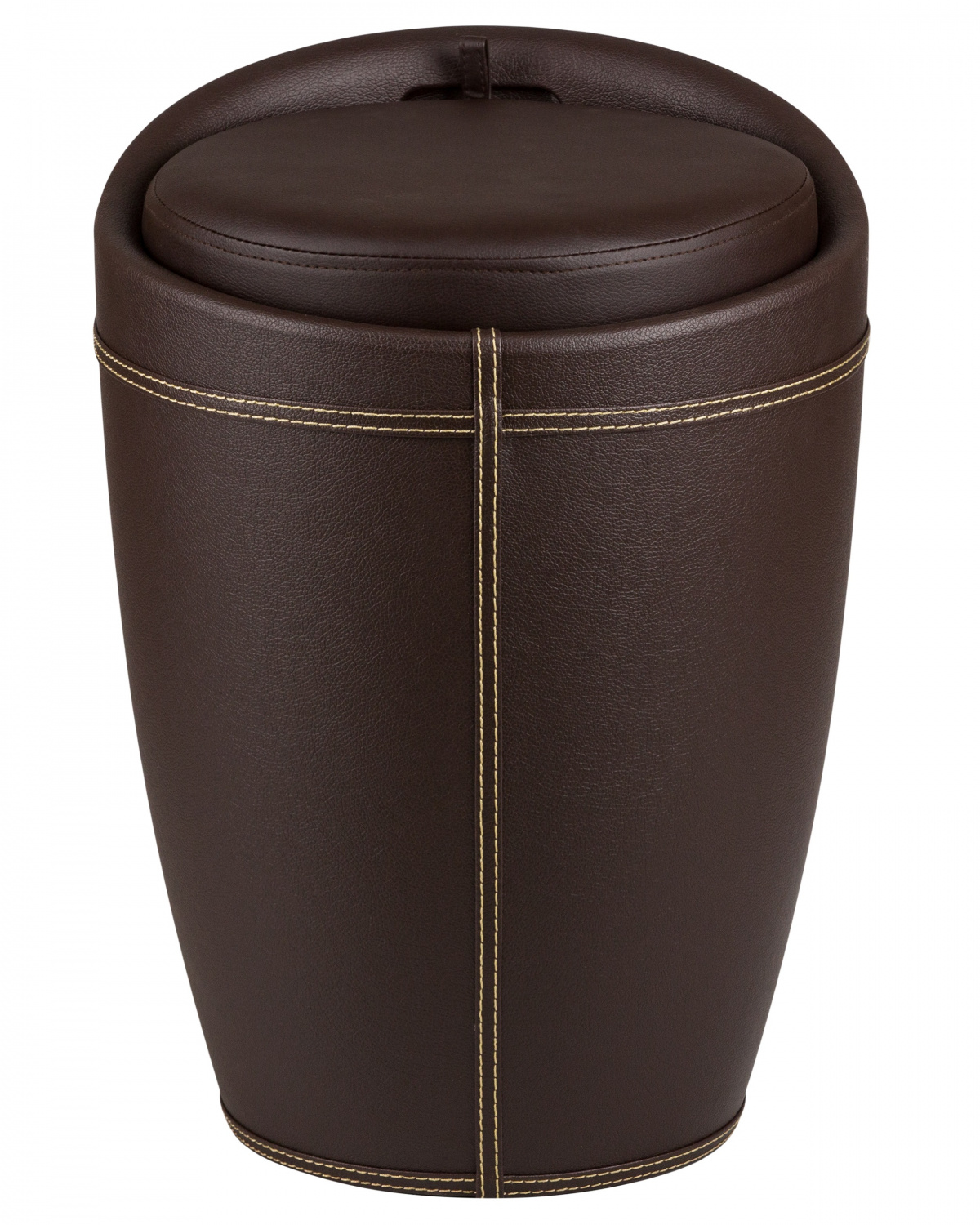 Табурет с местом для хранения LM-1100HPVC, коричневый