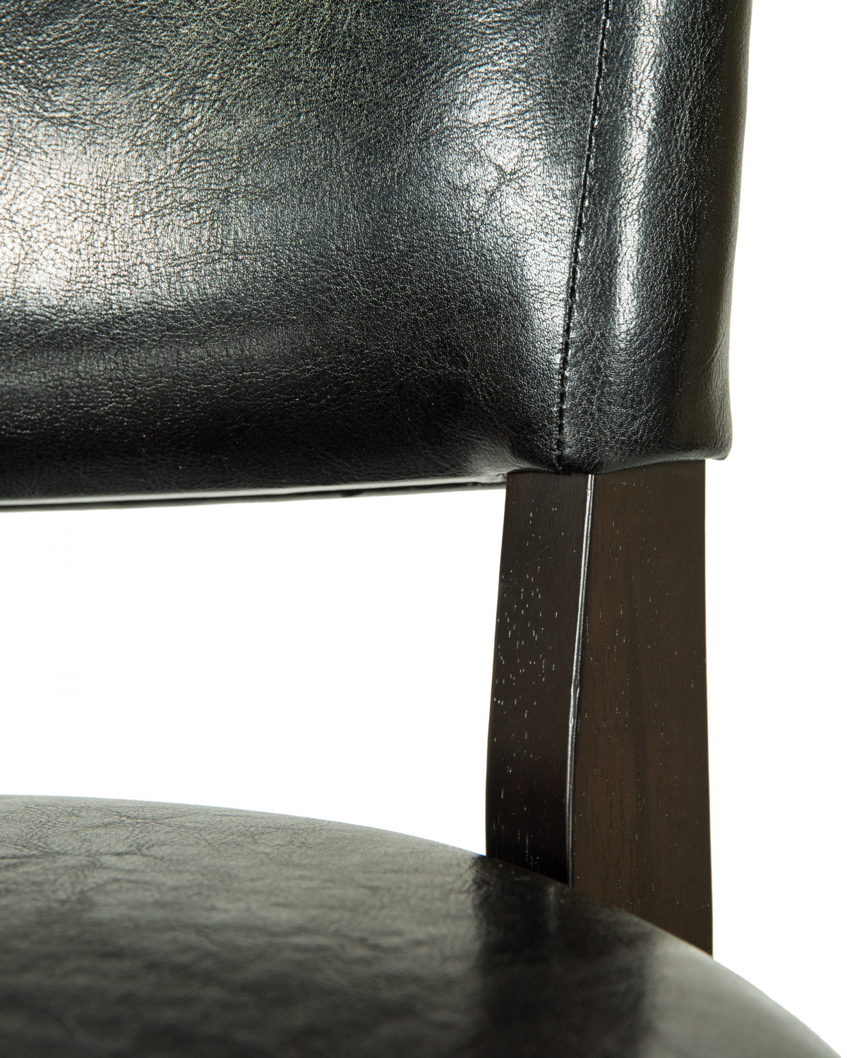 Стул барный DOBRIN JOHN BAR, капучино, чёрный