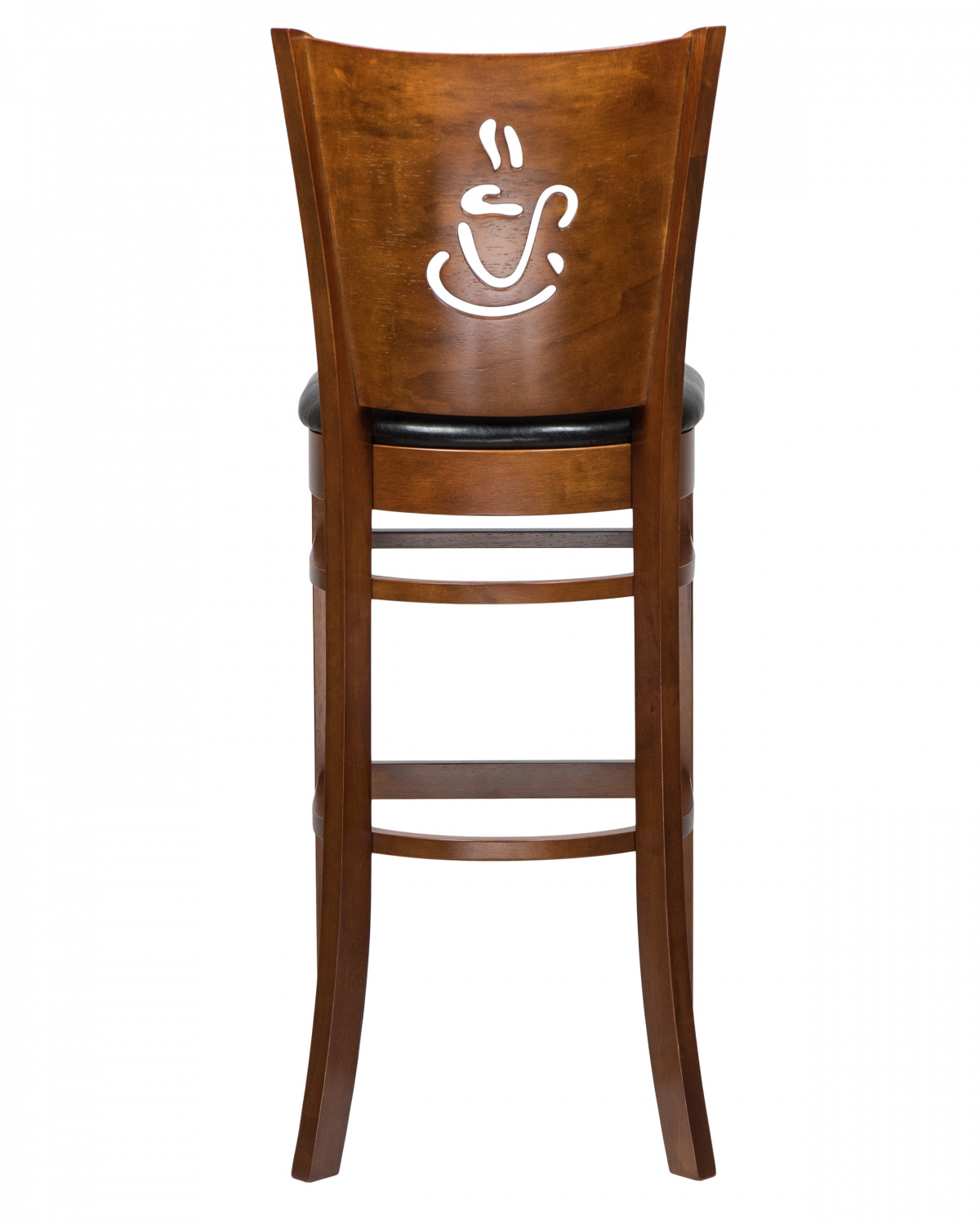 Стул барный DOBRIN JERRY BAR, шоколад, чёрный