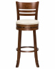 Стул барный DOBRIN WILLIAM BAR, шоколад, кремовый