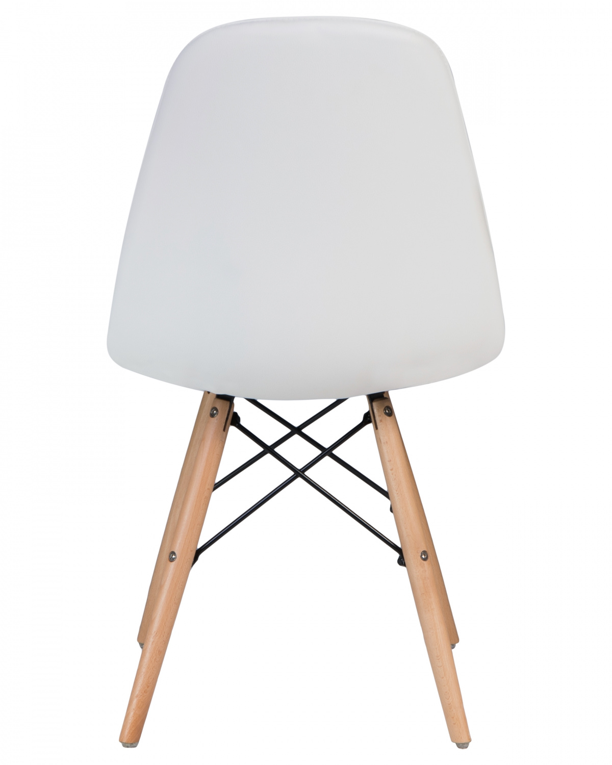 Стул обеденный DOBRIN BENNET, ножки светлый бук, белый