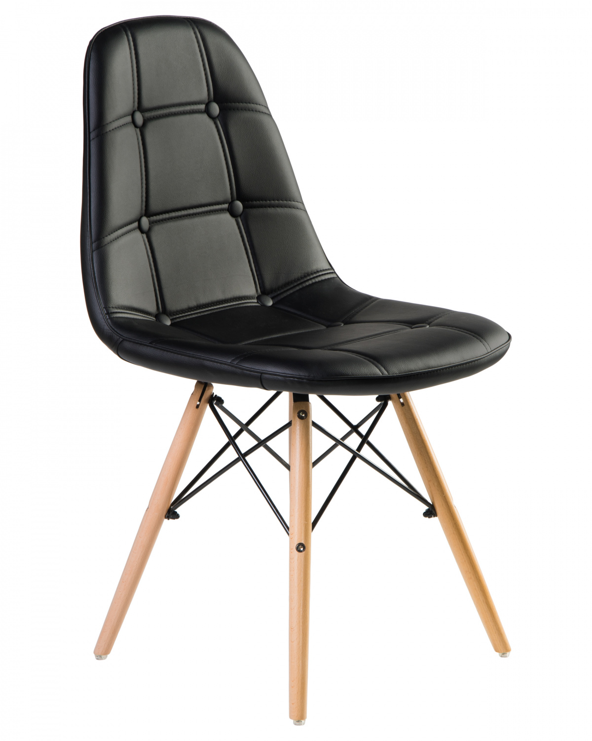 Стул обеденный DOBRIN BENNET, ножки светлый бук, чёрный