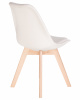 Стул обеденный LMZL-PP635-1, ножки светлый бук, цвет сиденья кремовый