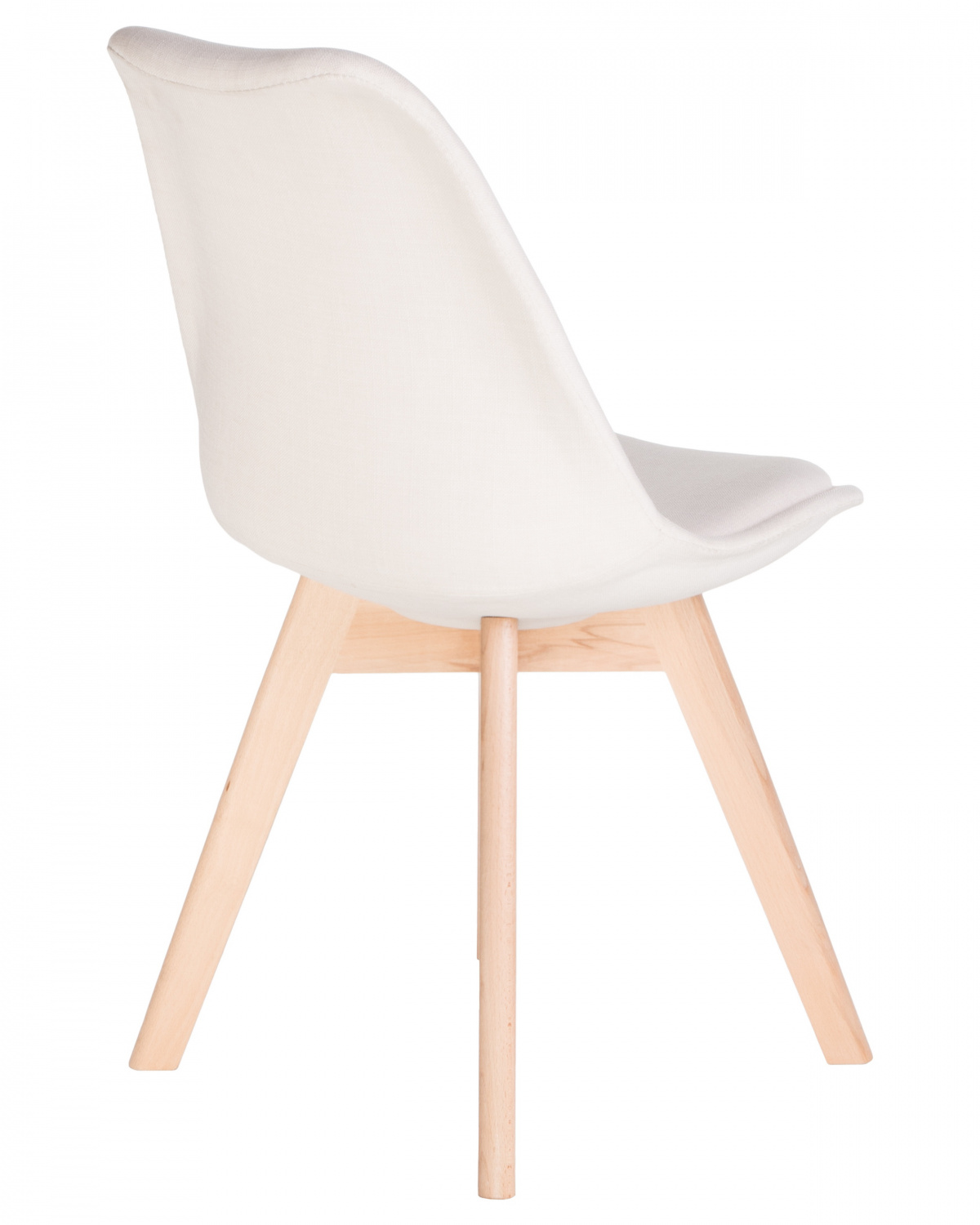 Стул обеденный LMZL-PP635-1, ножки светлый бук, цвет сиденья кремовый