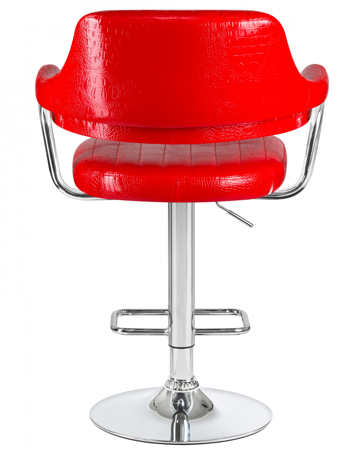 Стул барный DOBRIN CHARLY, красный крокодил