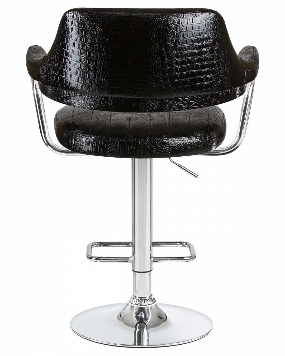 Стул барный DOBRIN CHARLY, чёрный крокодил