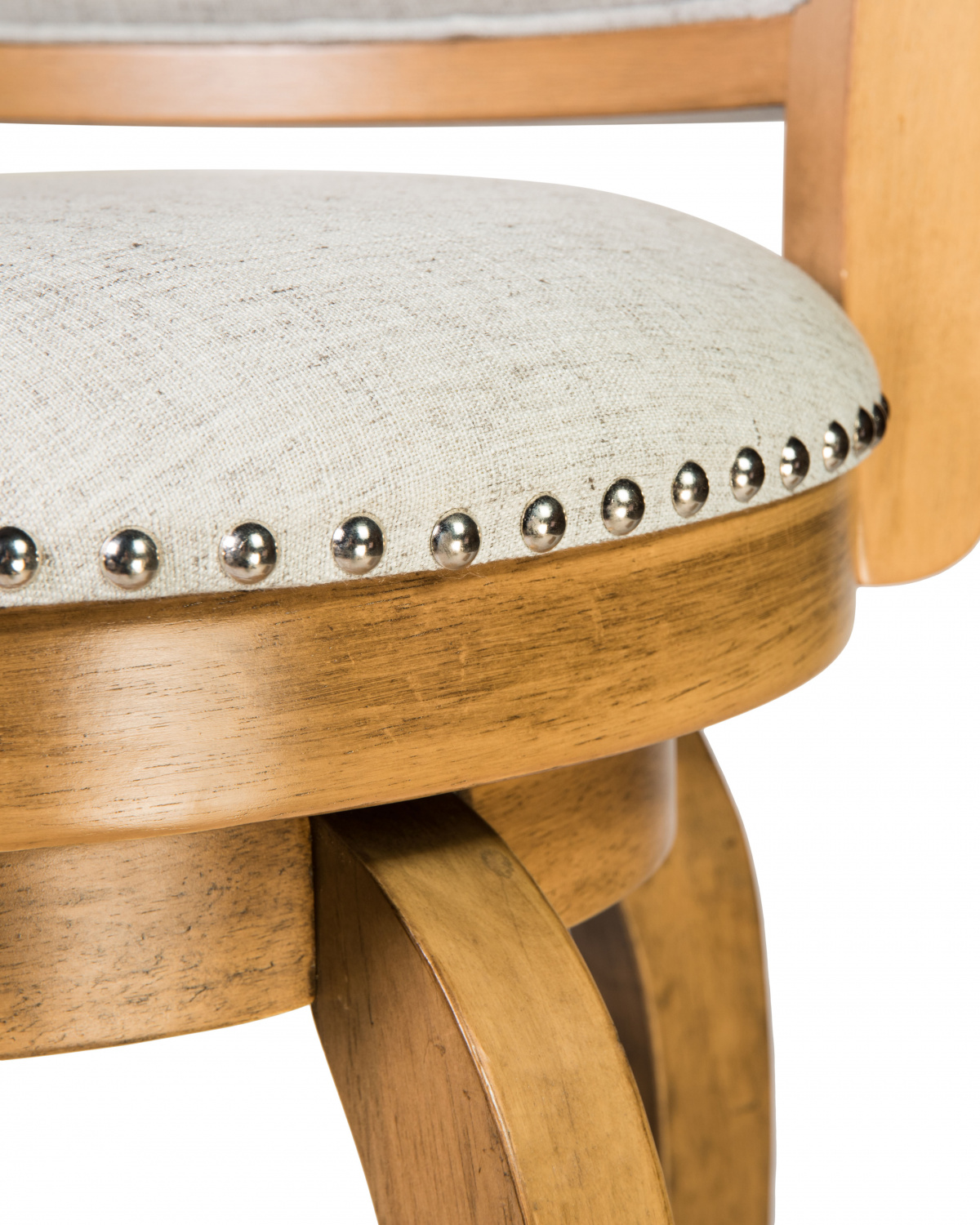 Стул барный DOBRIN VIVIAN BAR, бежевый, дуб