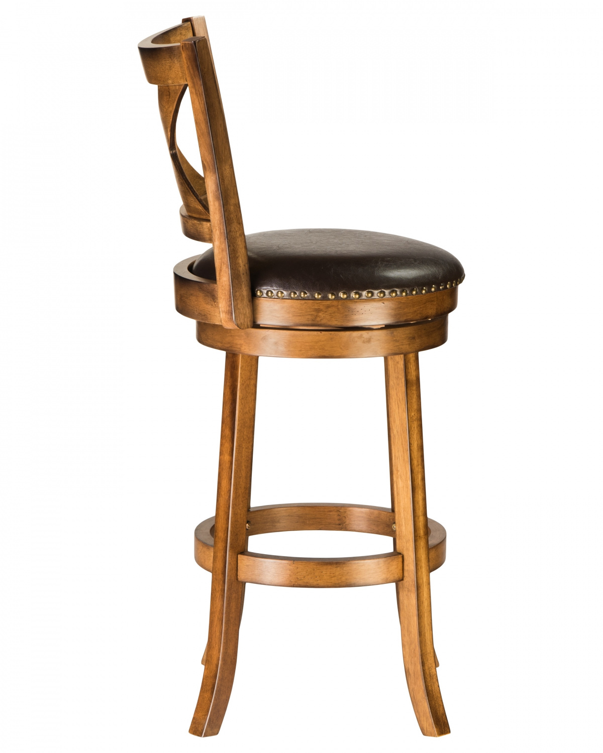 Стул барный DOBRIN BRANDON BAR, античный ясень, коричневый