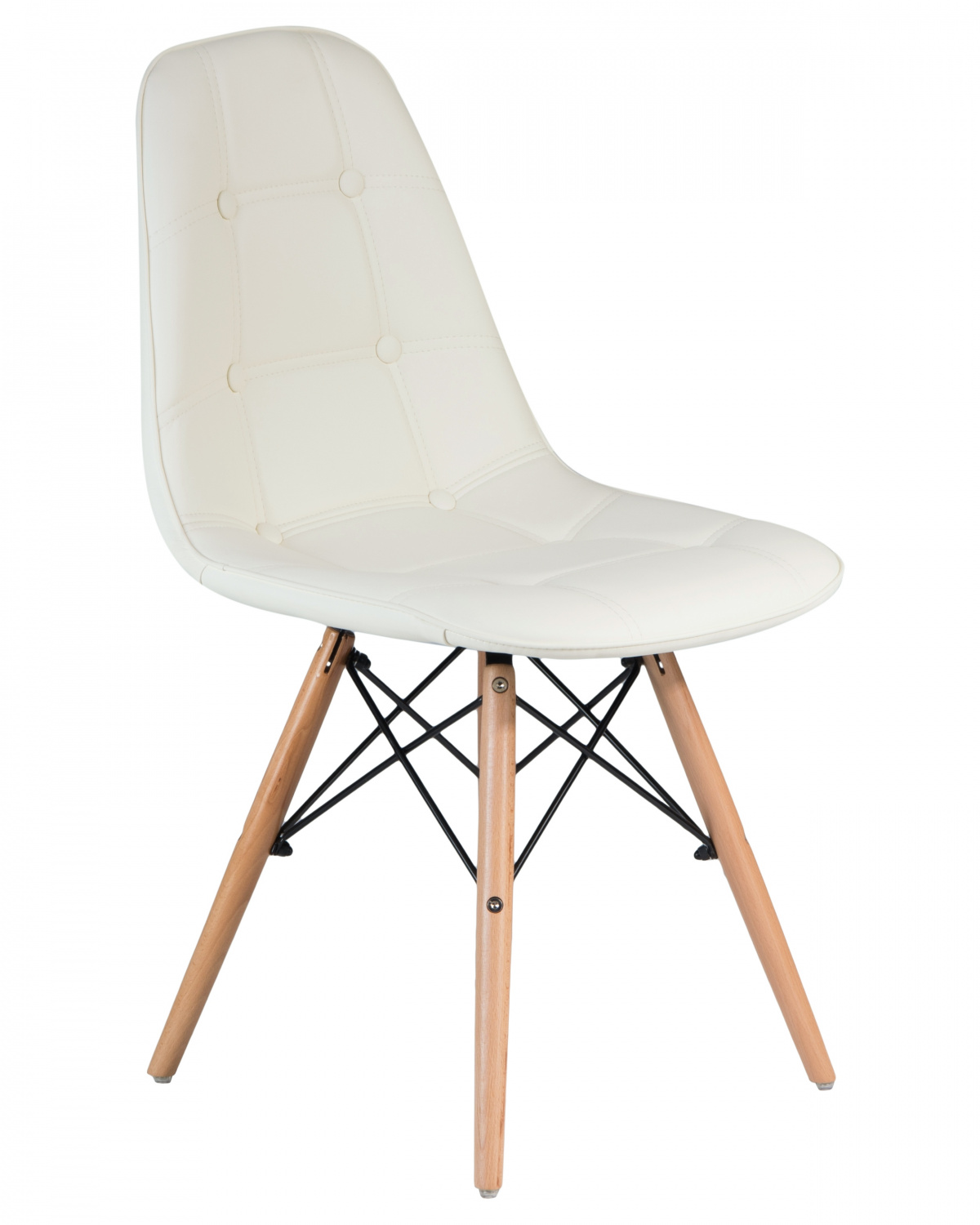 Стул обеденный DOBRIN BENNET, ножки светлый бук, кремовый