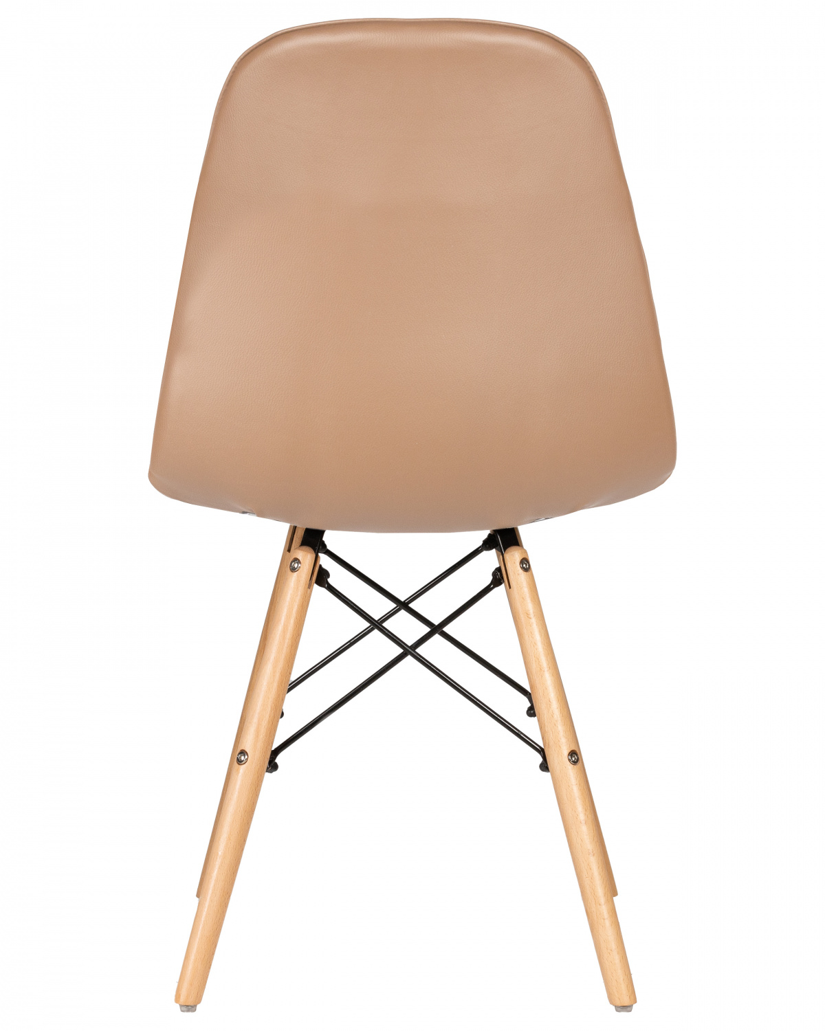 Стул обеденный DOBRIN BENNET, ножки светлый бук, коричневый