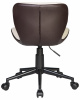 Офисное кресло для персонала DOBRIN RORY, кремово-коричневый