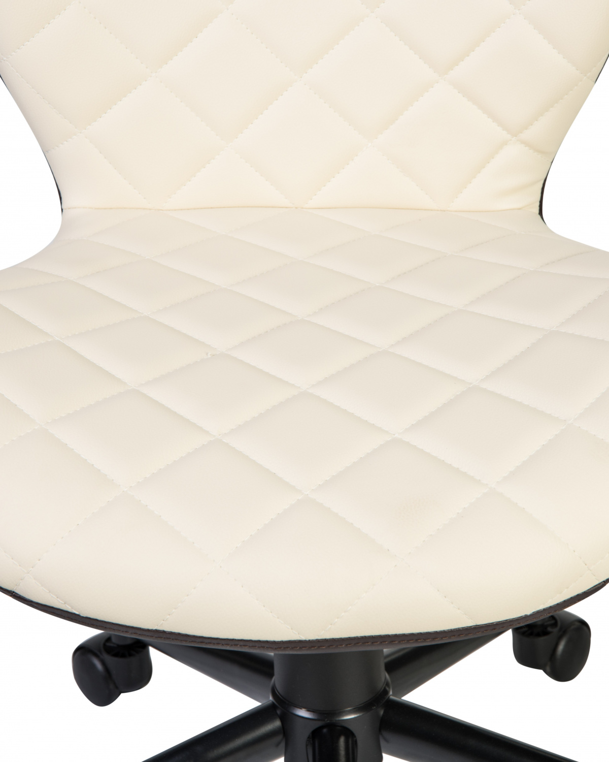 Офисное кресло для персонала DOBRIN RORY, кремово-коричневый