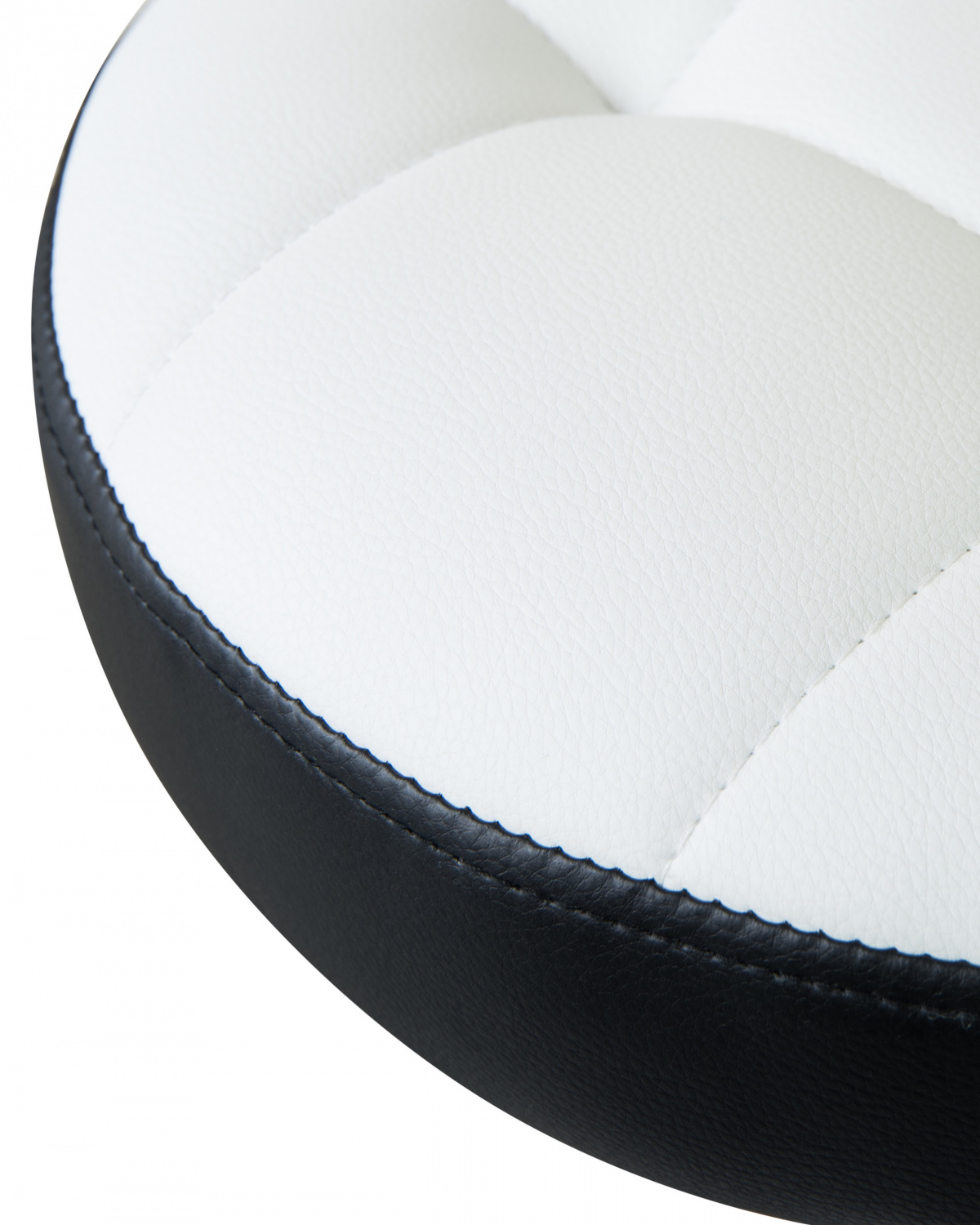 Табурет барный DOBRIN BRUNO, бело-чёрный