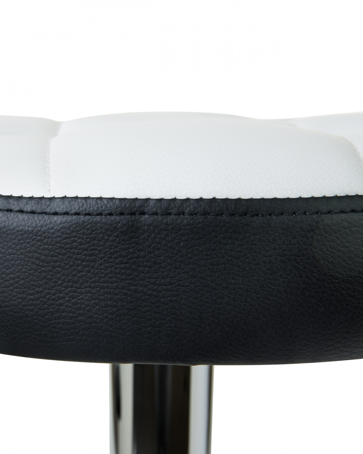 Табурет барный DOBRIN BRUNO, бело-чёрный