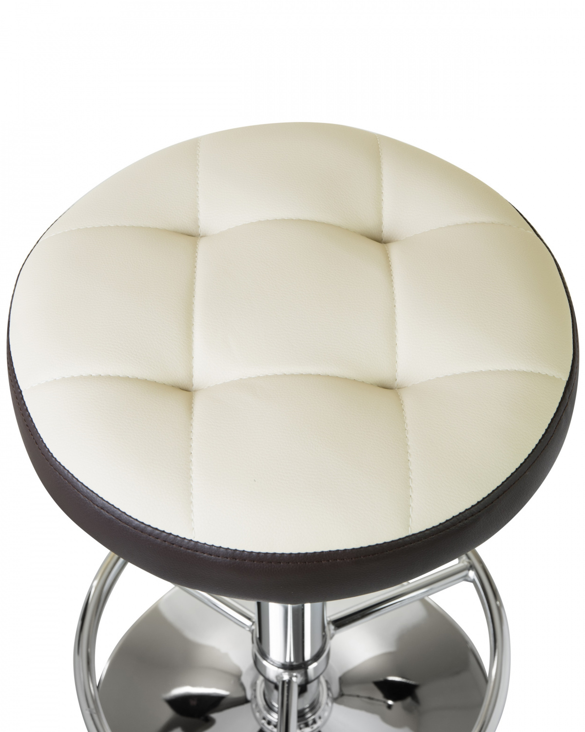 Табурет барный DOBRIN BRUNO, кремово-коричневый