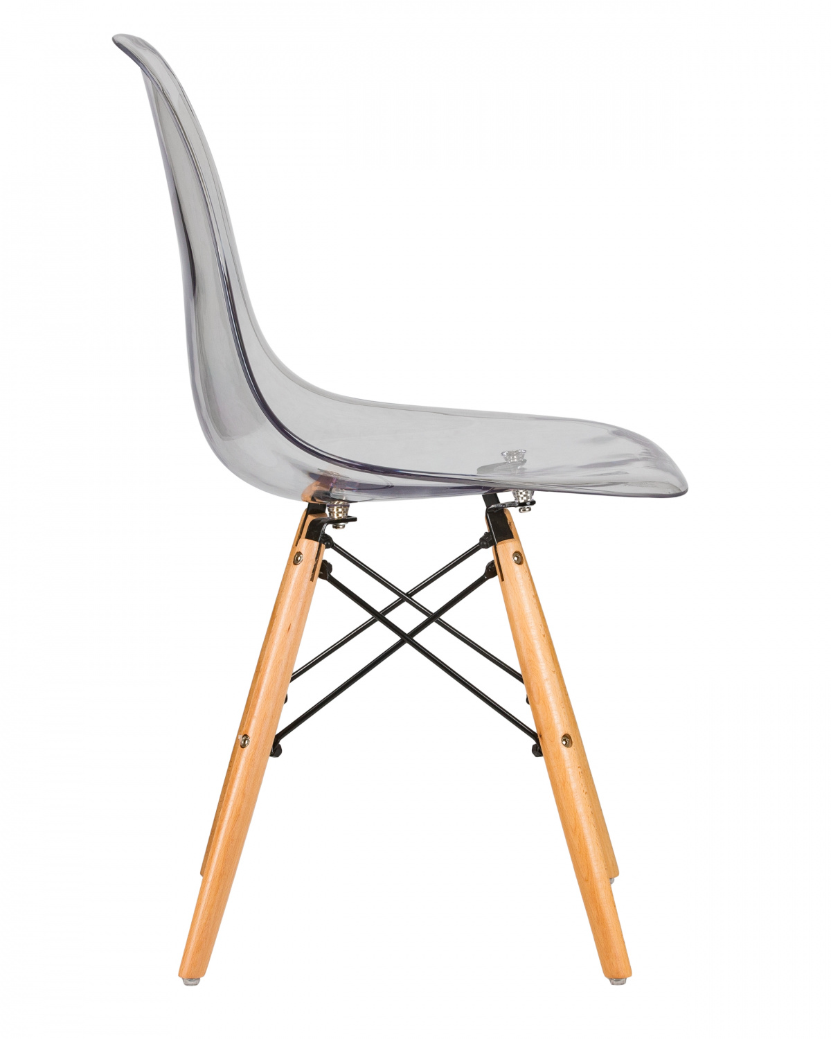 Стул обеденный DOBRIN DSW CASPER, ножки светлый бук, цвет прозрачный