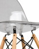 Стул обеденный DOBRIN DSW CASPER, ножки светлый бук, цвет прозрачный