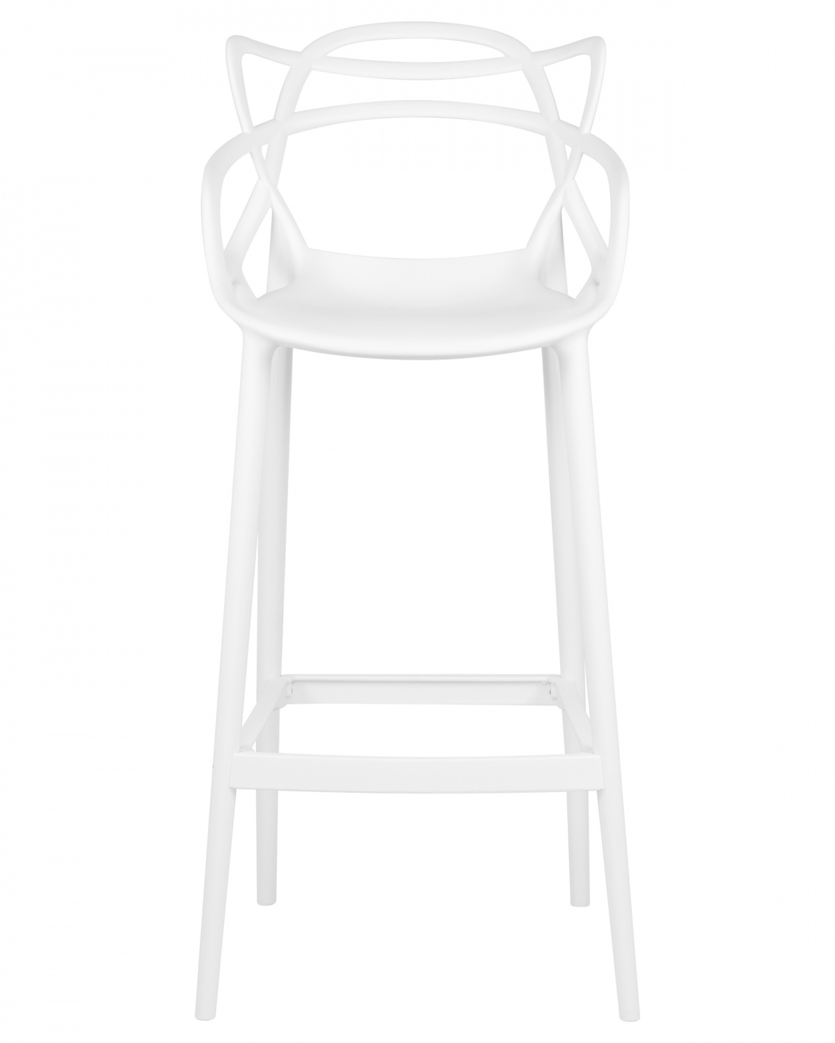 Стул барный DOBRIN MASTERS BAR, белый (W-02)