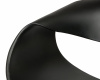 Стул обеденный DOBRIN ALIEN, ножки светлый бук, цвет чёрный (B-03)