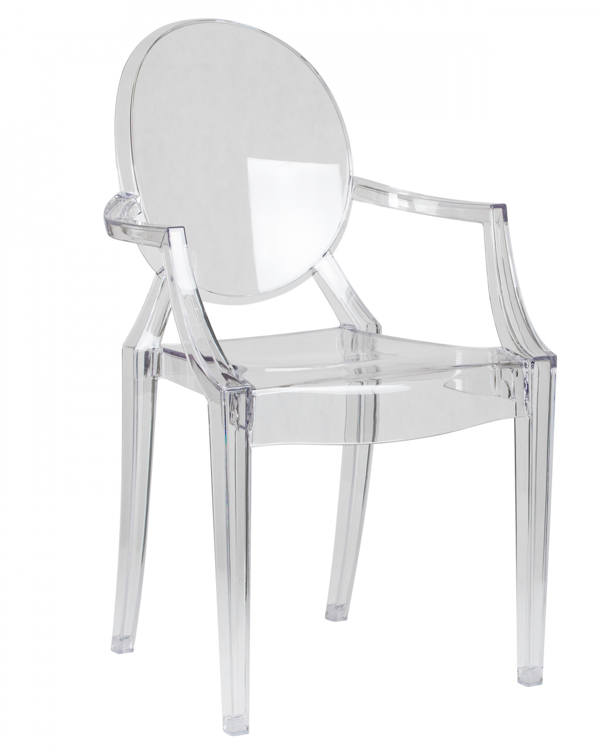 Стул обеденный DOBRIN LOUIS GHOST, цвет прозрачный