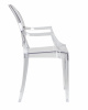 Стул обеденный DOBRIN LOUIS GHOST, цвет прозрачный
