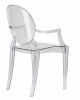 Стул обеденный DOBRIN LOUIS GHOST, цвет прозрачный