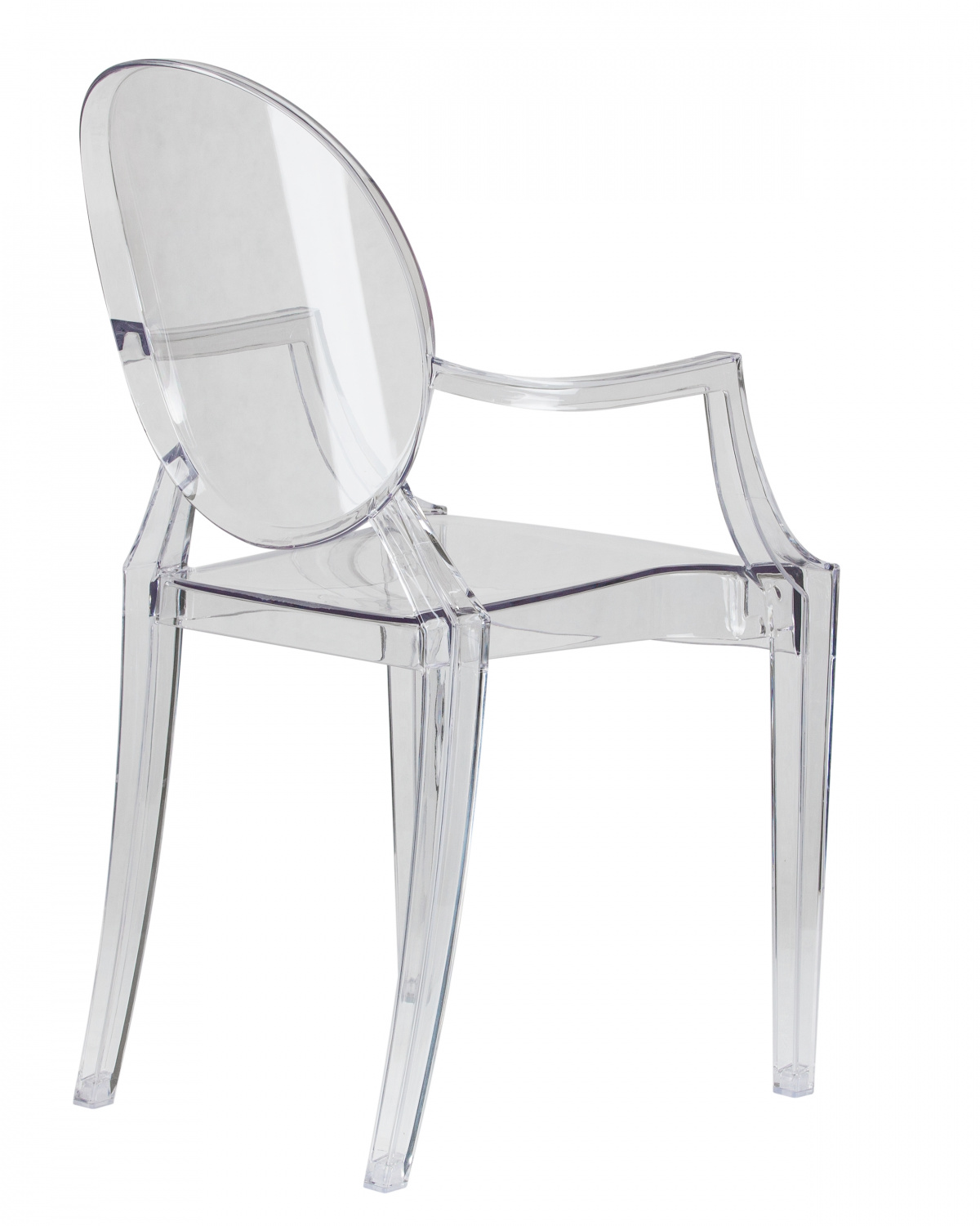 Стул обеденный DOBRIN LOUIS GHOST, цвет прозрачный