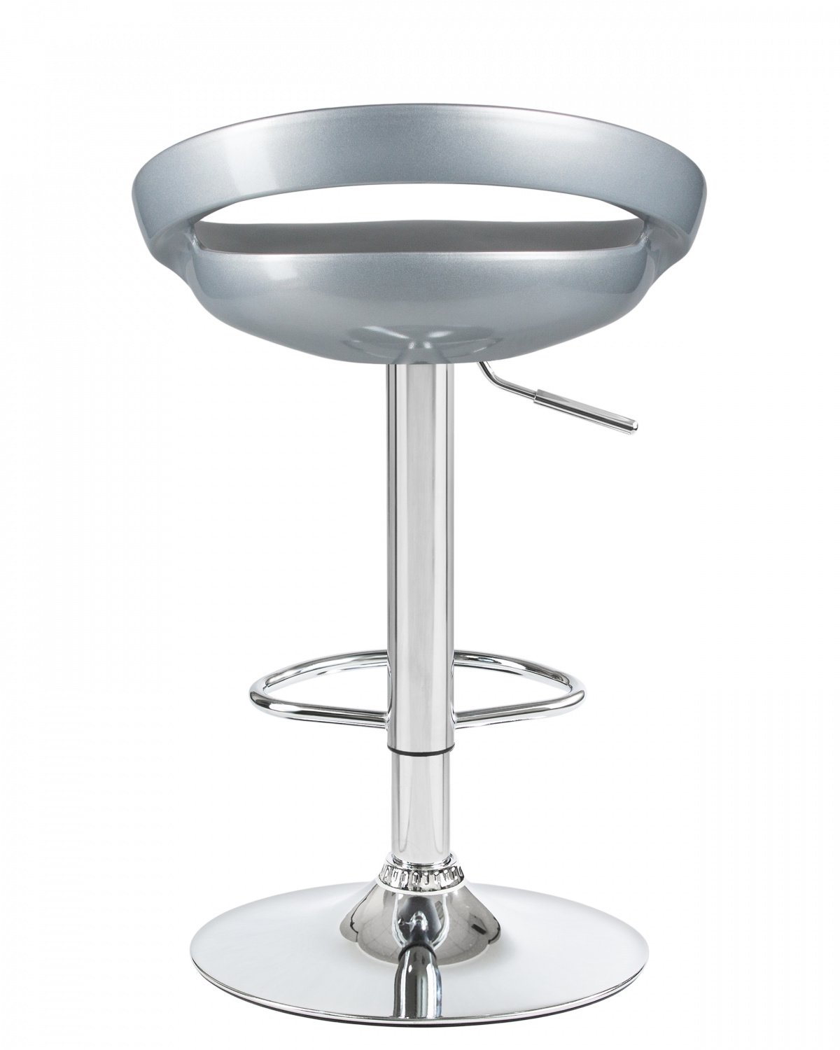 Стул барный DOBRIN DISCO, серебряный