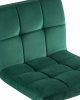 Стул барный DOBRIN DOMINIC, зеленый велюр (MJ9-88)