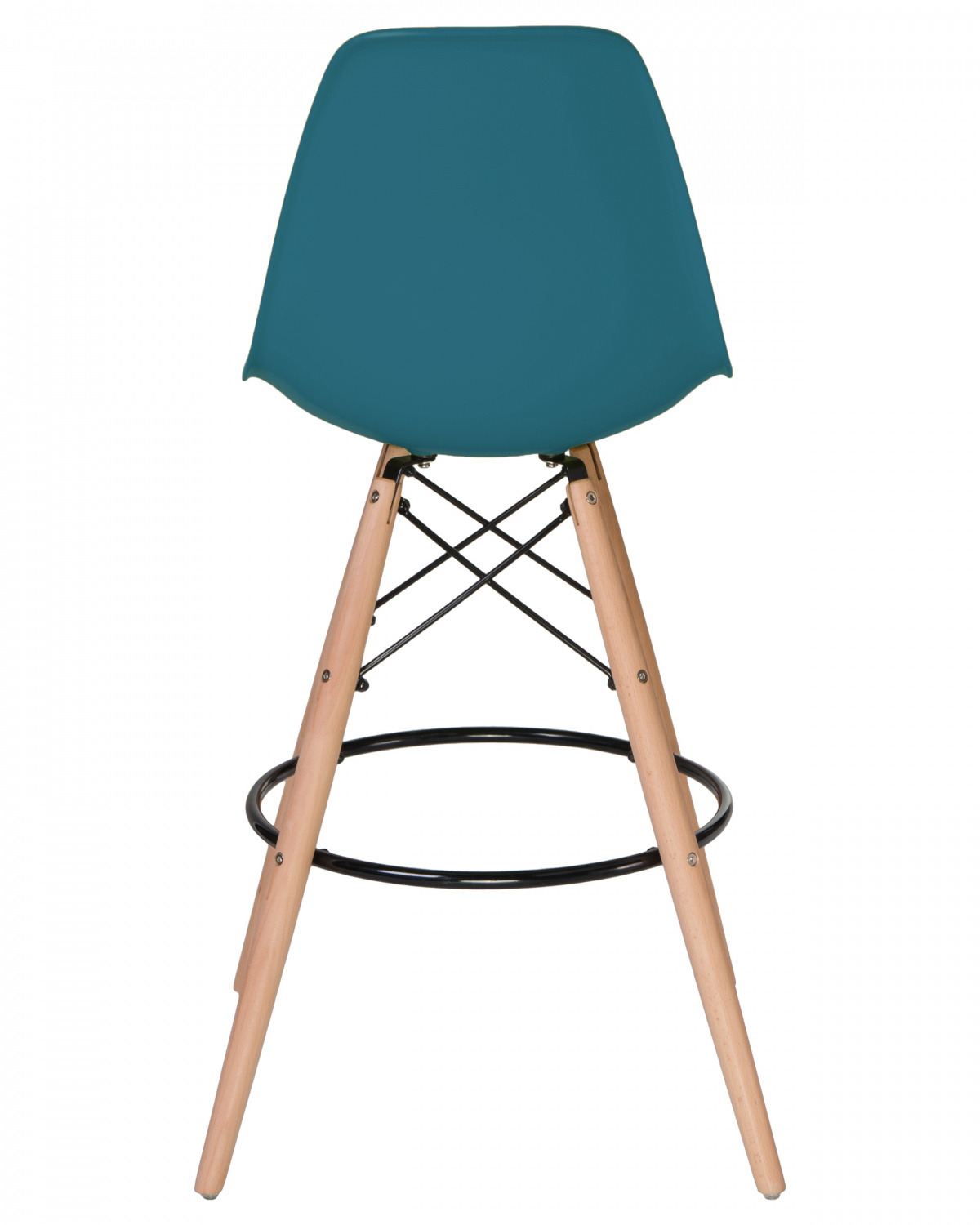 Стул барный DOBRIN DSW BAR, ножки светлый бук, цвет сиденья морской волны (G-05)