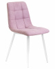 Стул обеденный DOBRIN ALEX, белые ножки, сиреневая ткань (UF860-04B)