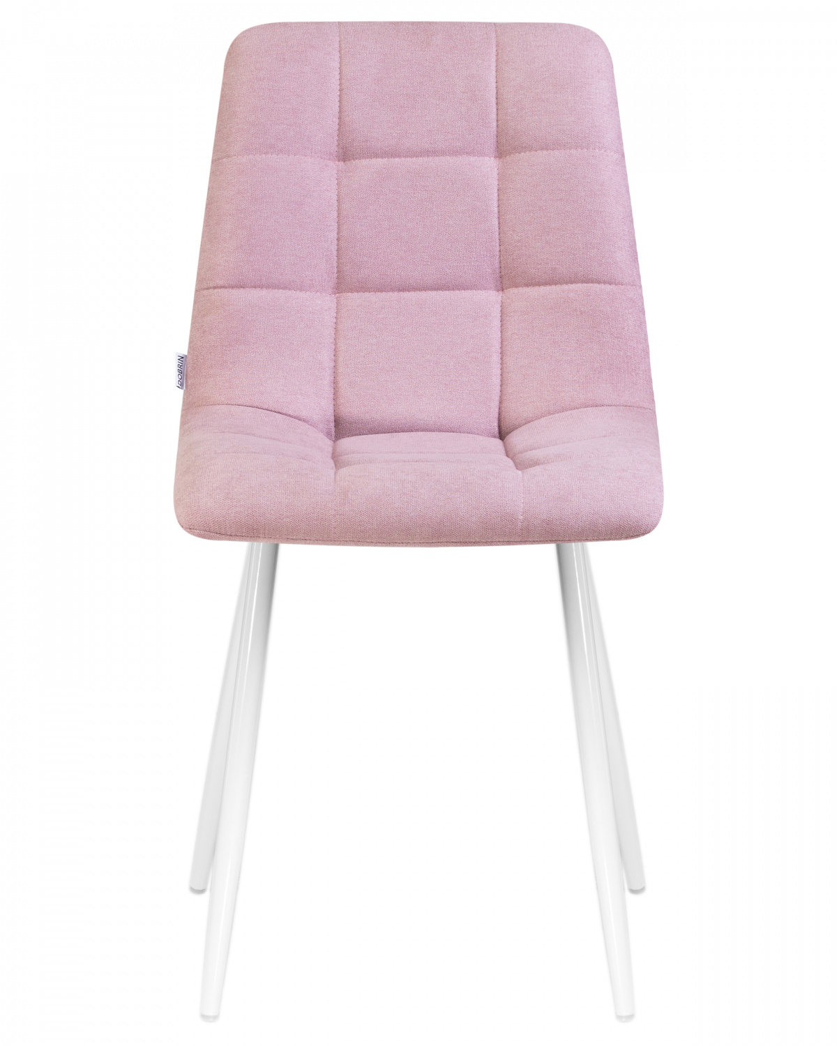 Стул обеденный DOBRIN ALEX, белые ножки, сиреневая ткань (UF860-04B)