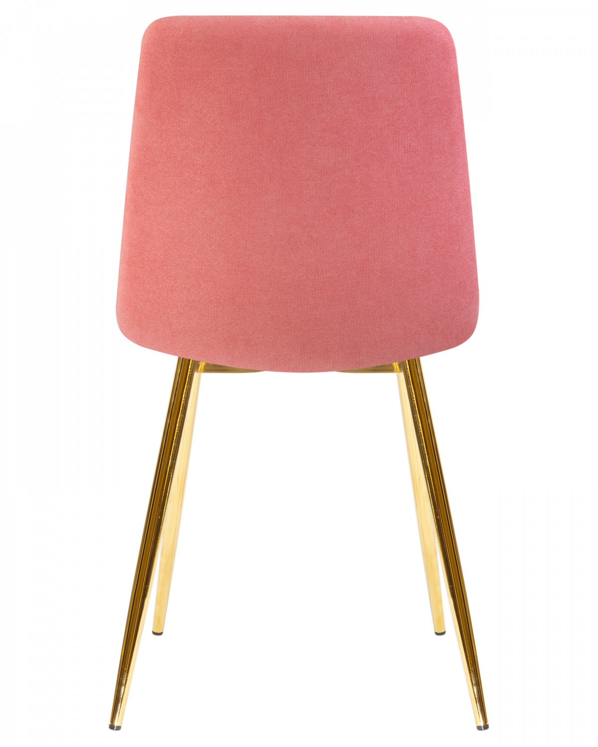 Стул обеденный DOBRIN ALEX, золотые ножки, розовая ткань (UF860-05B)