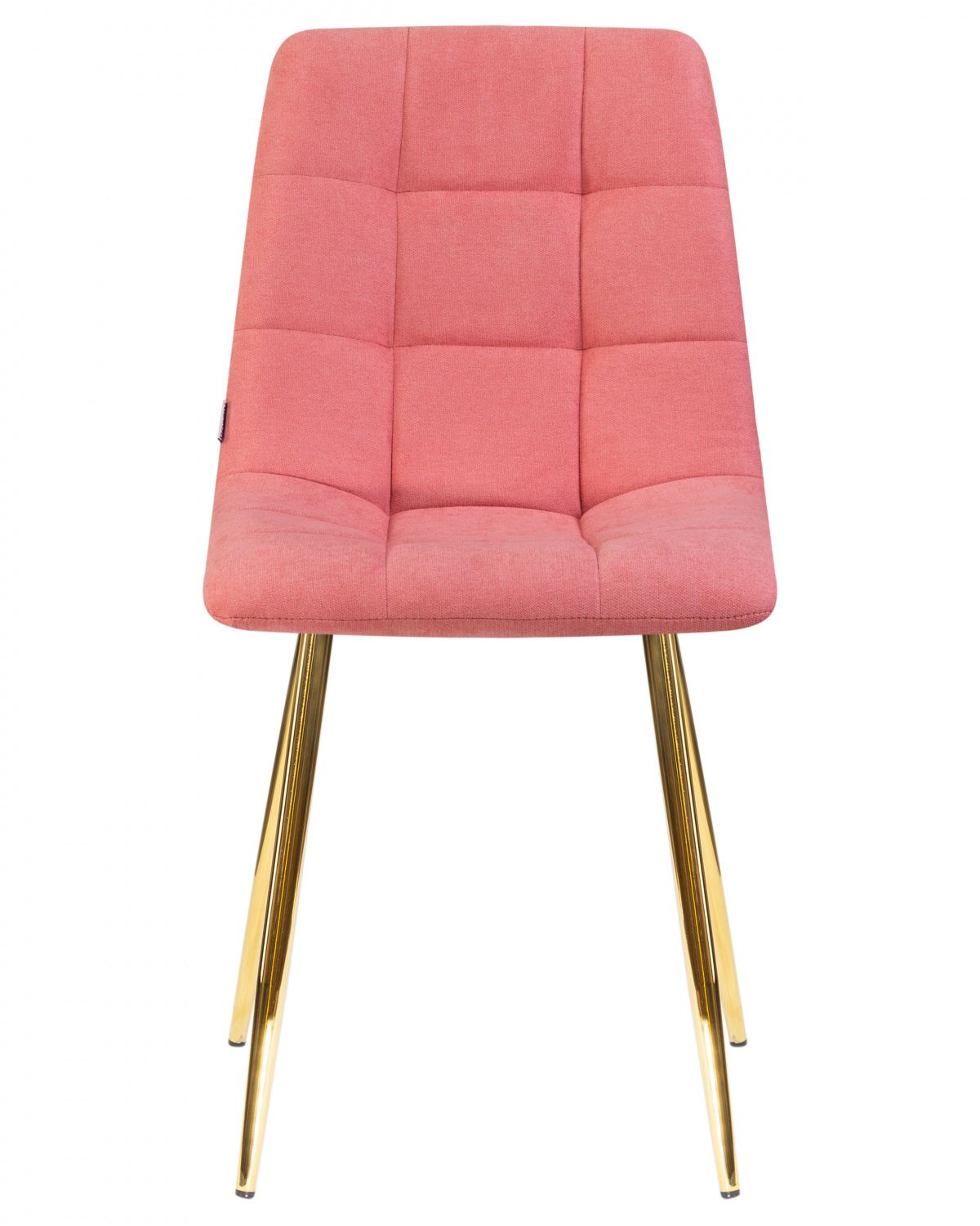 Стул обеденный DOBRIN ALEX, золотые ножки, розовая ткань (UF860-05B)