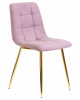 Стул обеденный DOBRIN ALEX, золотые ножки, сиреневая ткань (UF860-04B)