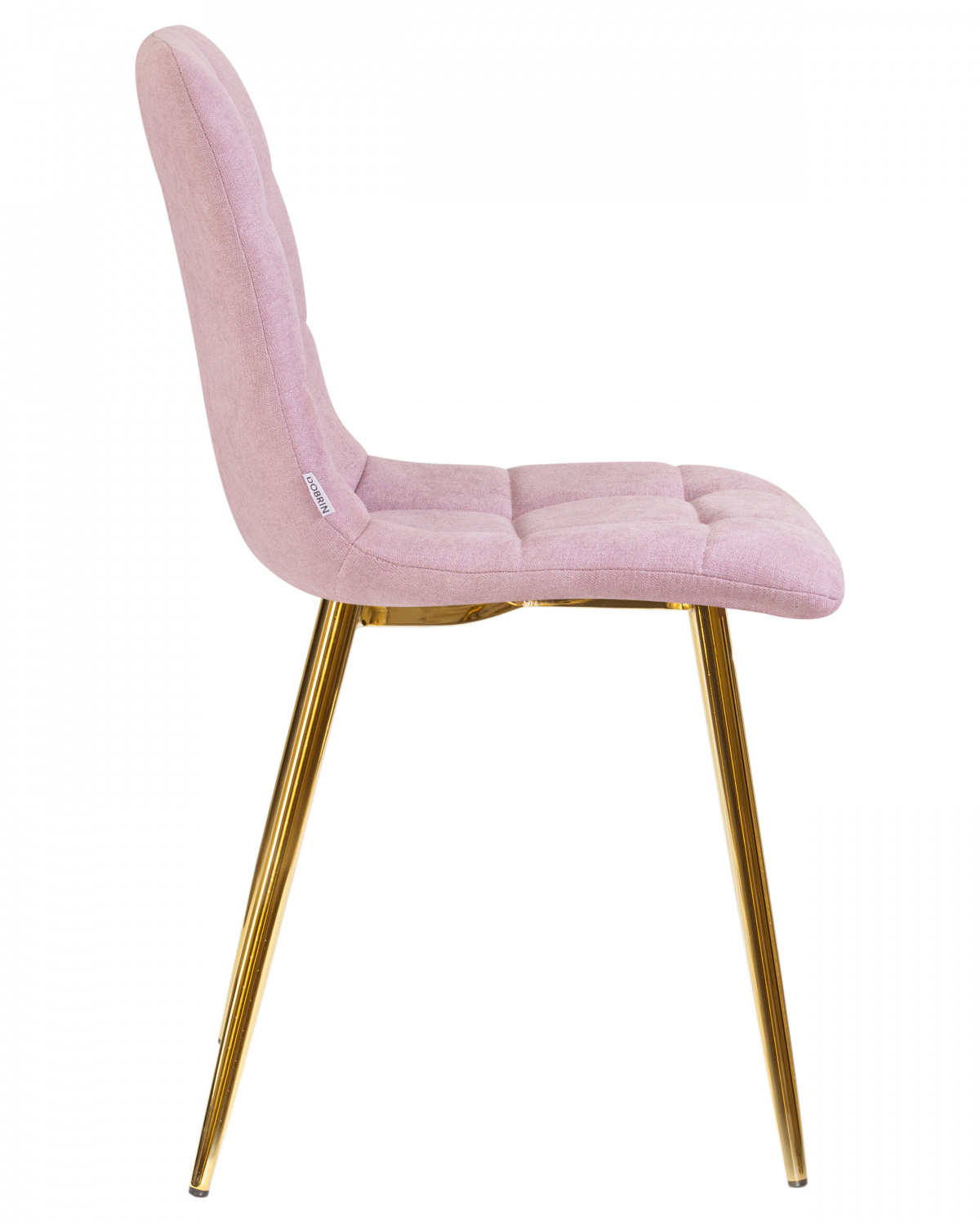 Стул обеденный DOBRIN ALEX, золотые ножки, сиреневая ткань (UF860-04B)