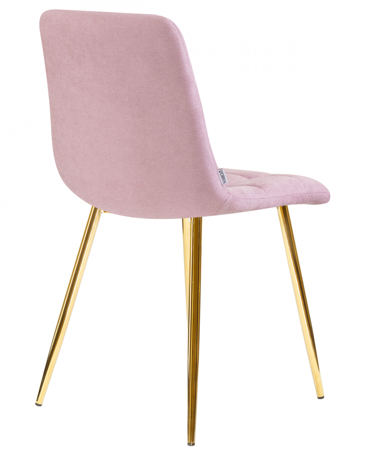 Стул обеденный DOBRIN ALEX, золотые ножки, сиреневая ткань (UF860-04B)