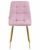 Стул обеденный DOBRIN ALEX, золотые ножки, сиреневая ткань (UF860-04B)