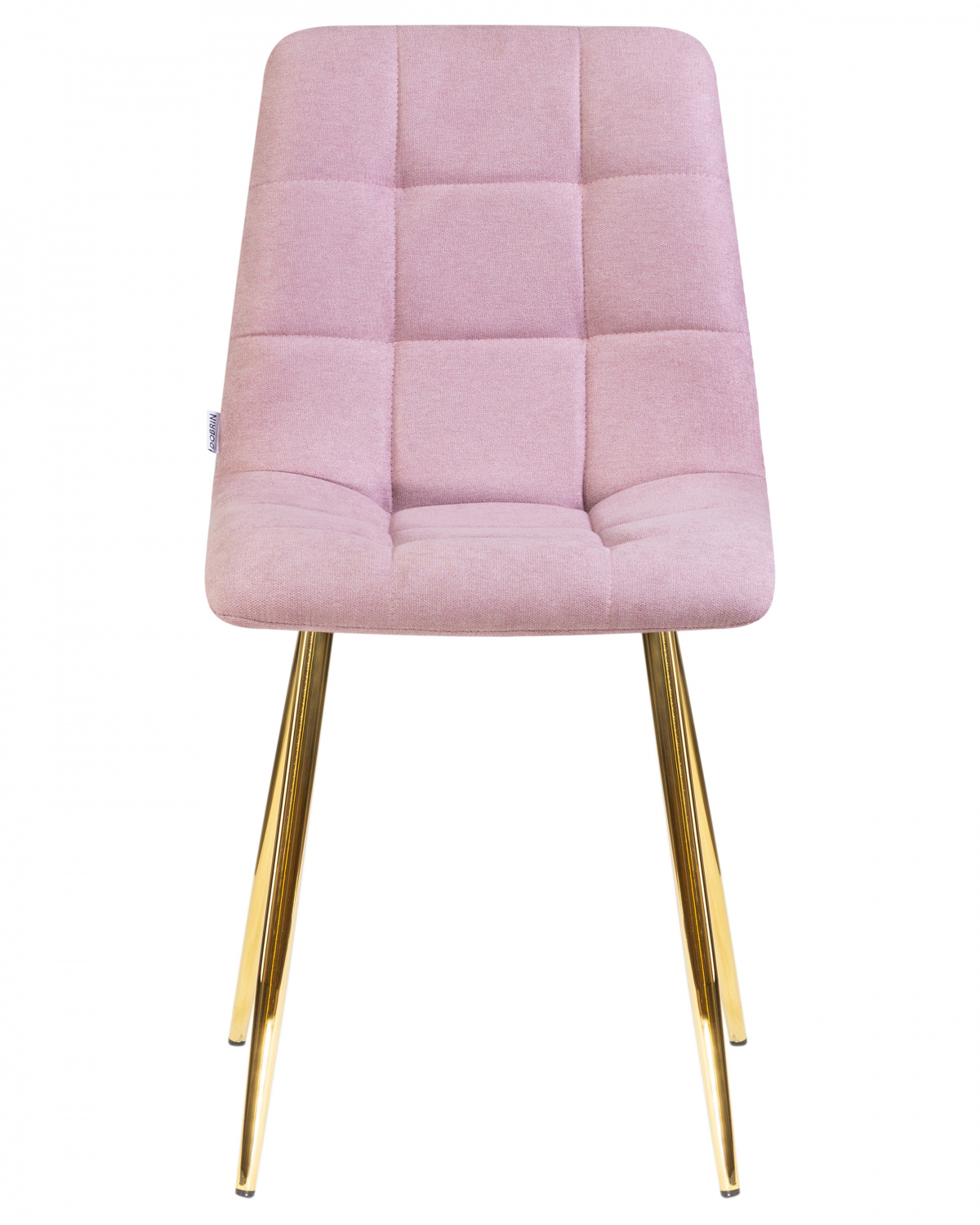 Стул обеденный DOBRIN ALEX, золотые ножки, сиреневая ткань (UF860-04B)