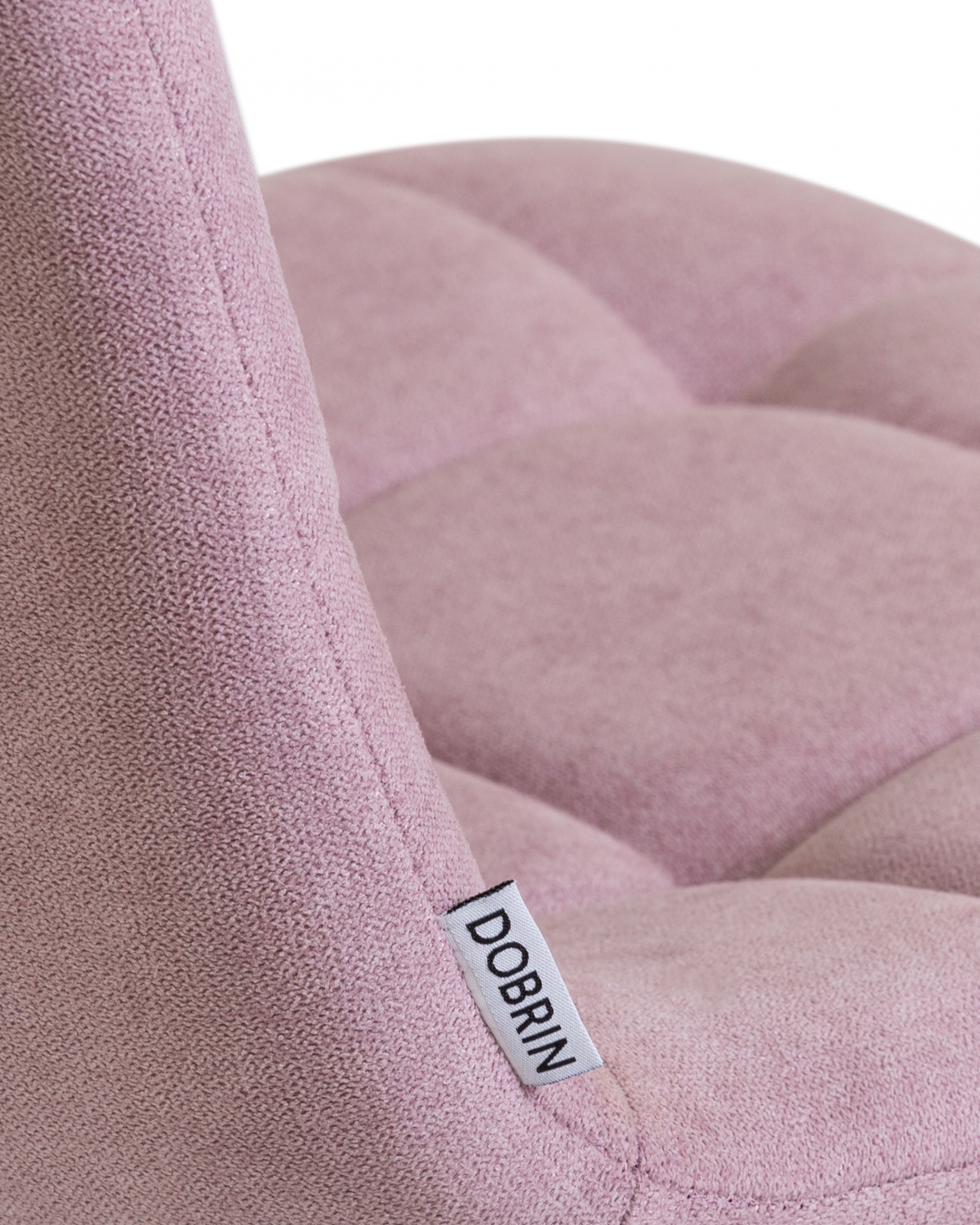 Стул обеденный DOBRIN ALEX, золотые ножки, сиреневая ткань (UF860-04B)