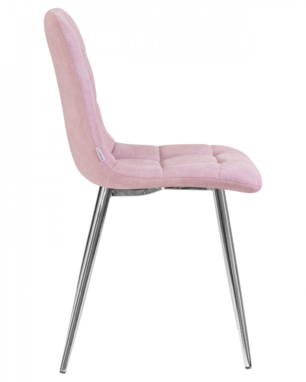 Стул обеденный DOBRIN ALEX, хром ножки, сиреневая ткань (UF860-04B)
