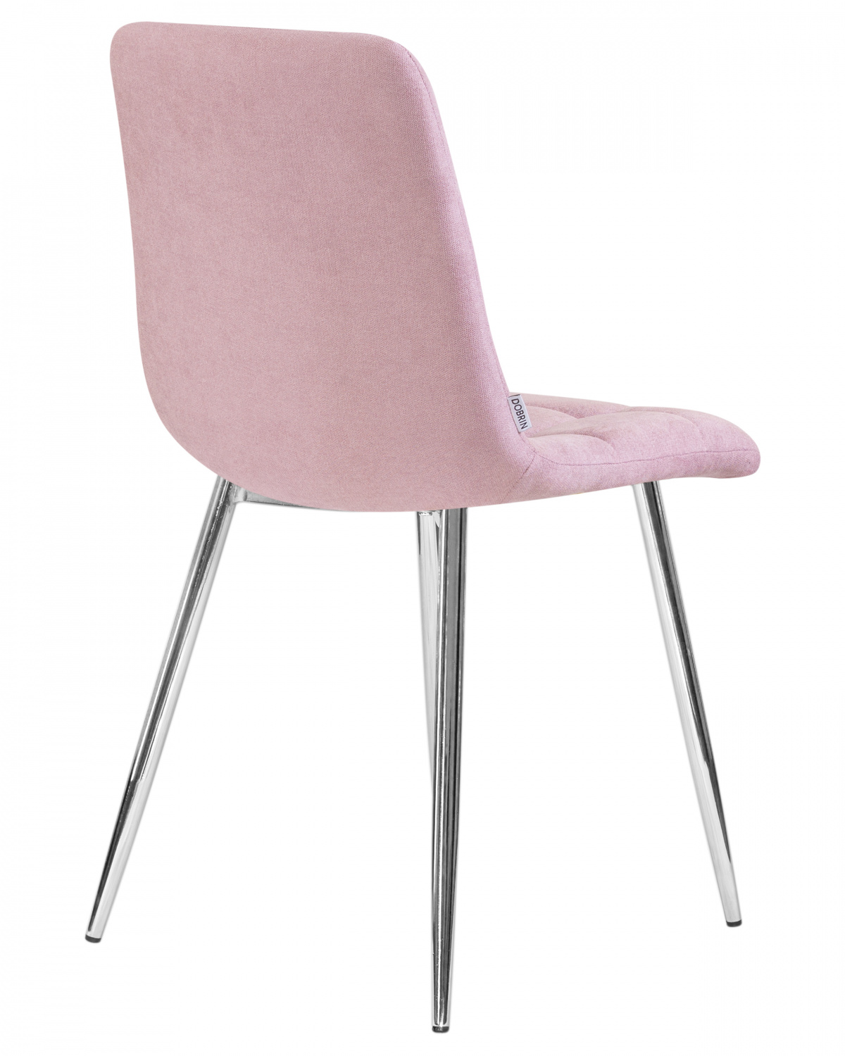 Стул обеденный DOBRIN ALEX, хром ножки, сиреневая ткань (UF860-04B)