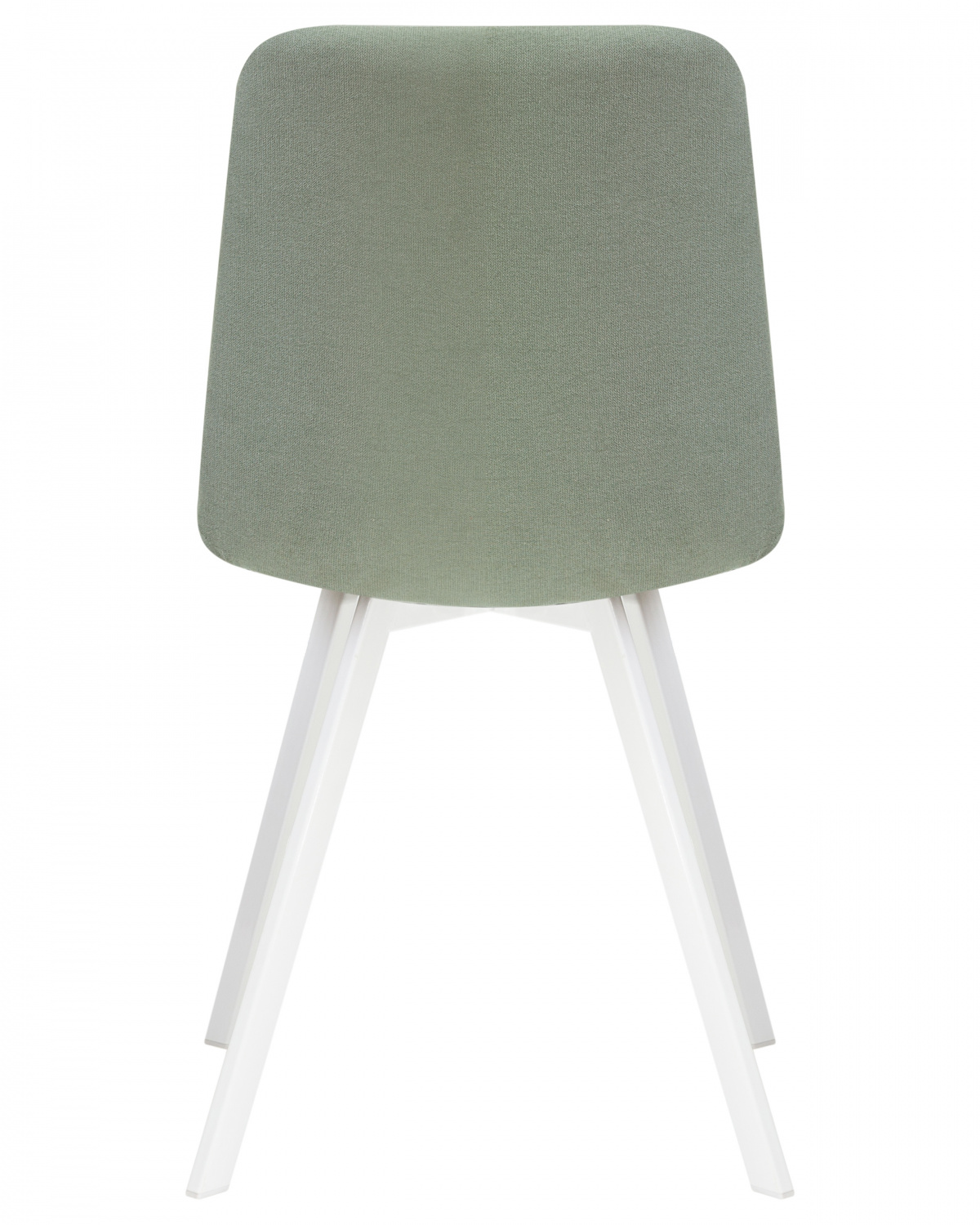 Стул обеденный DOBRIN ALEX SQUARE, белые ножки, мята ткань (UF860-11B)