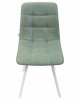 Стул обеденный DOBRIN ALEX SQUARE, белые ножки, мята ткань (UF860-11B)