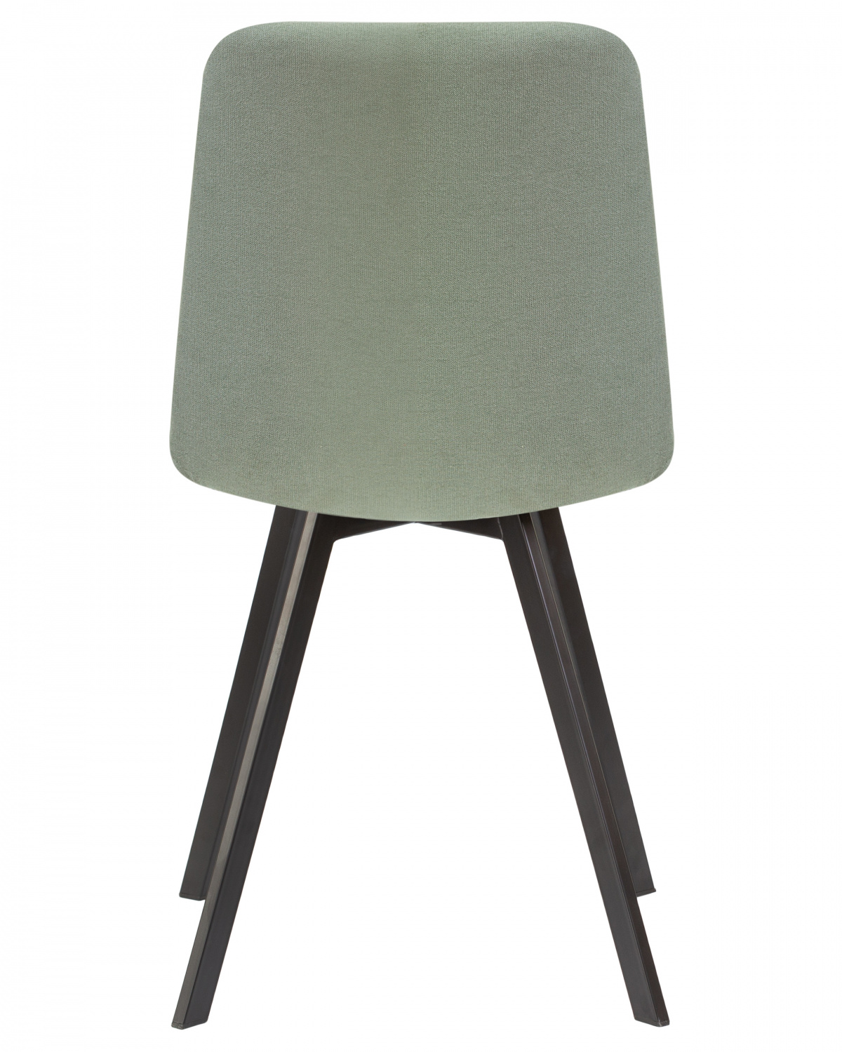 Стул обеденный DOBRIN ALEX SQUARE, черные матовые ножки, мята ткань (UF860-11B)
