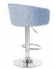 Стул барный DOBRIN DARCY, серо-голубой велюр (1922-6)