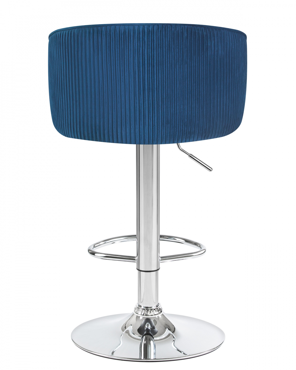 Стул барный DOBRIN DARCY, синий велюр (1922-20)