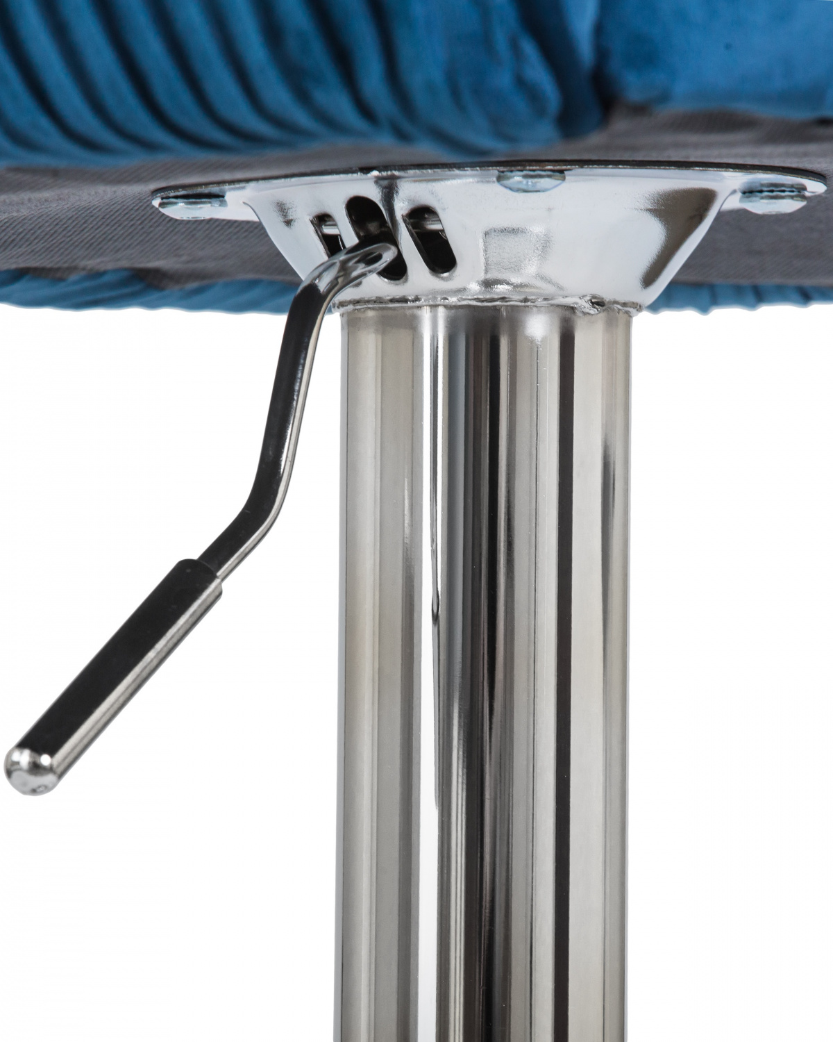 Стул барный DOBRIN DARCY, синий велюр (1922-20)