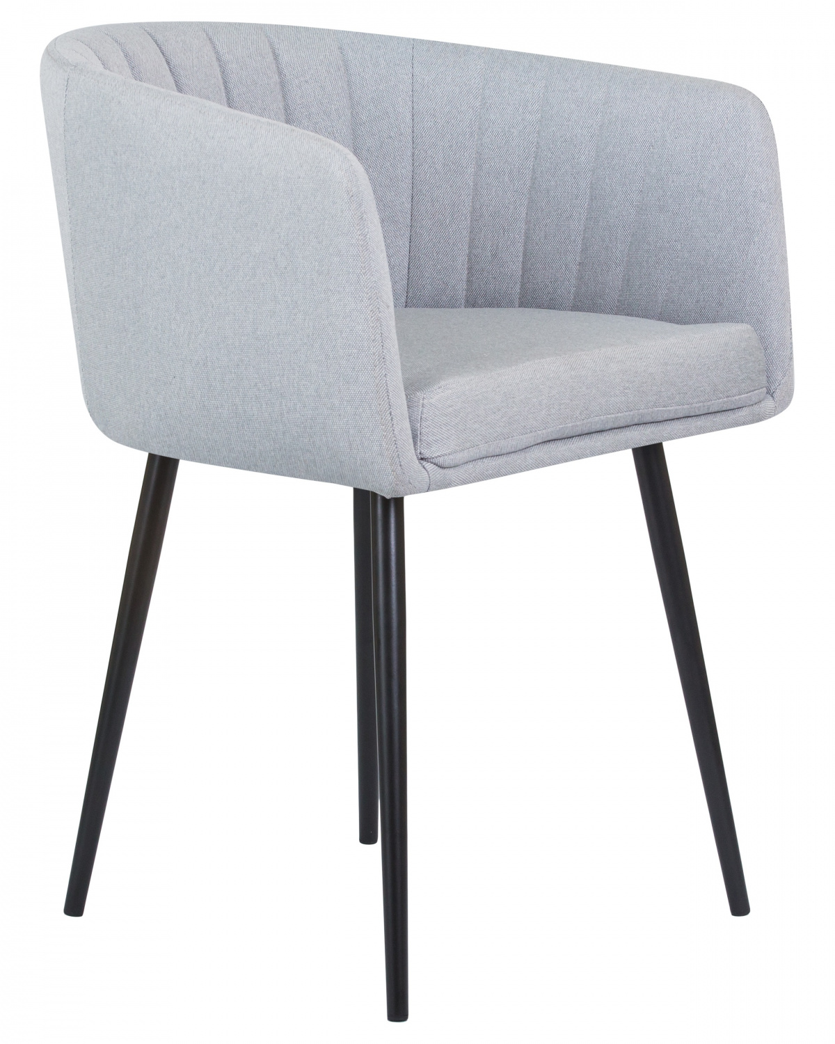 Стул обеденный DOBRIN ALINA, серо-голубая ткань (LAR-106D-23)